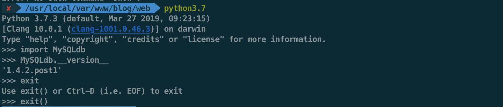 关于python3不支持MySQLdb的说法