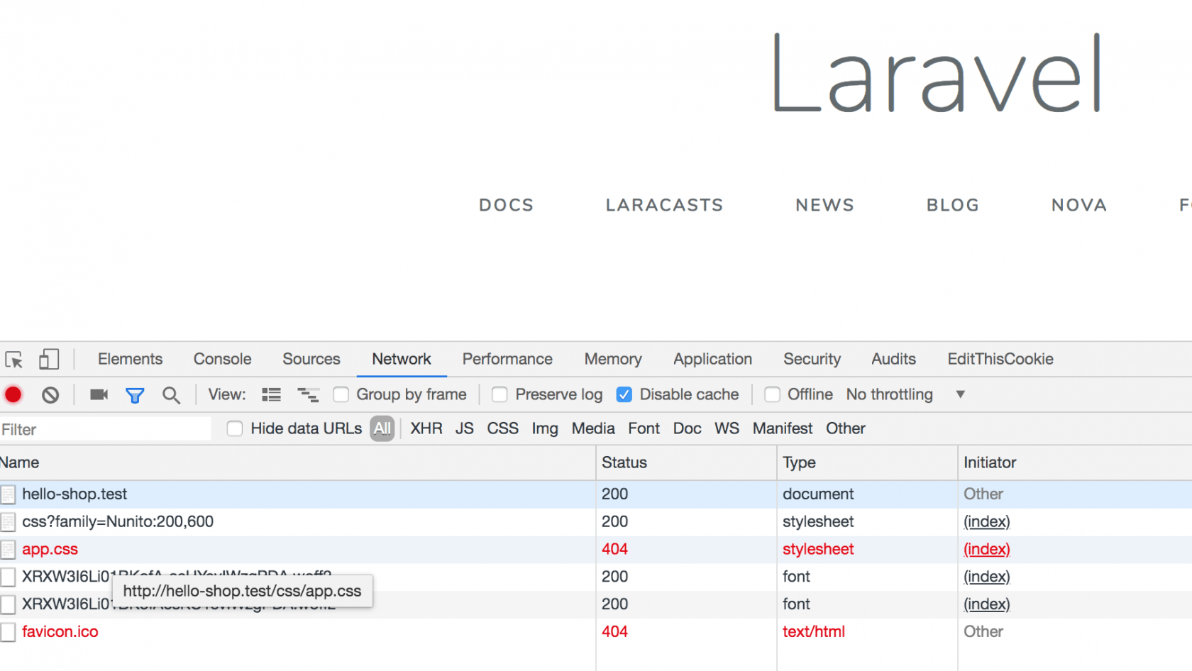安装 laravel-s 后 静态资源 404 问题