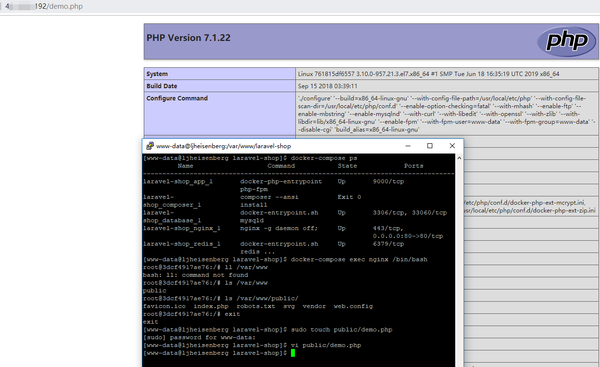 求教云服务器 CentOS 7 上如何使用Docker来部署Laravel项目？