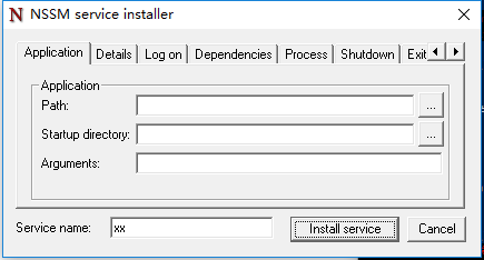 NSSM 生成 Windows 服务