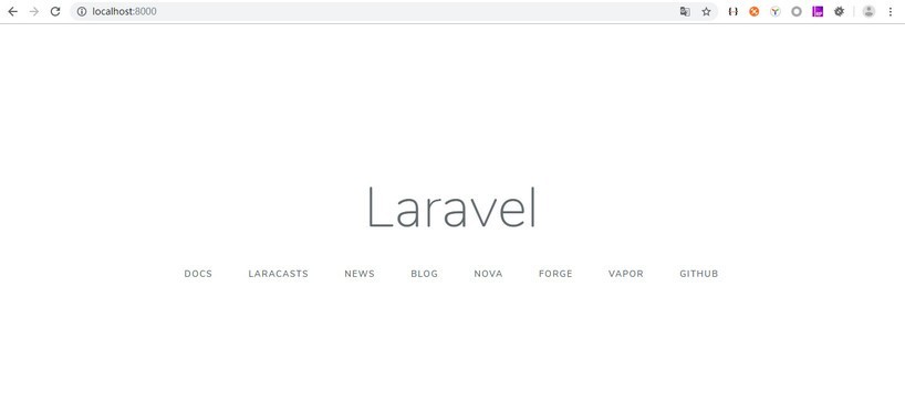 Laravel5.8 入門系列一 搭建環境，Hello World!