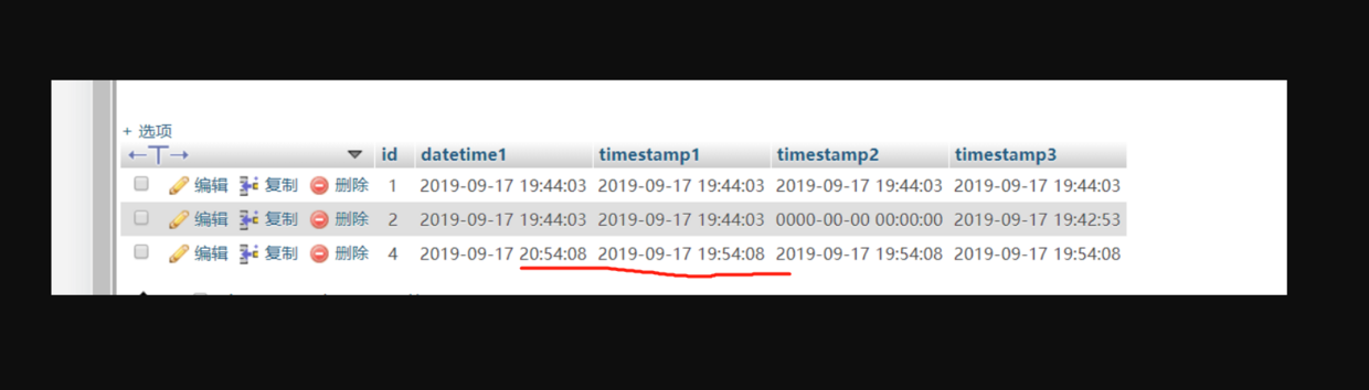 MySQL 的 timestamp 和 datetime 型別比較