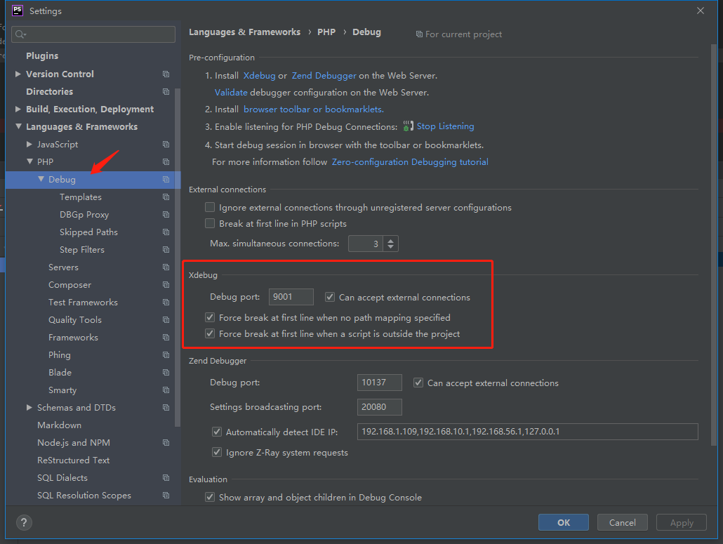 Homestead下關於PhpStorm Xdebug 斷點除錯工具的安裝與使用