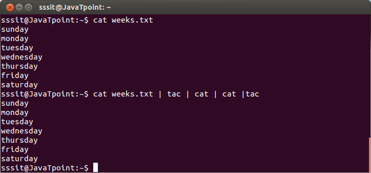 Linux Cat Filter