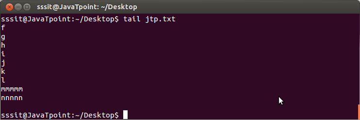 Linux File tail