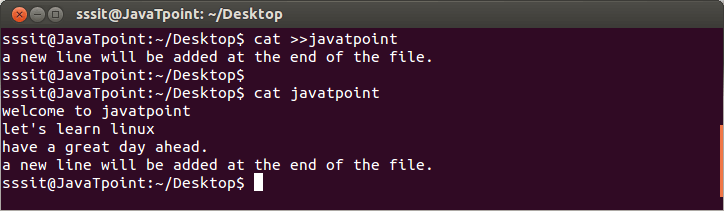 Linux cat Creat2