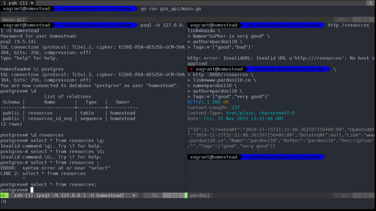 使用 Mux, Go, PostgreSQL, GORM 構建 API