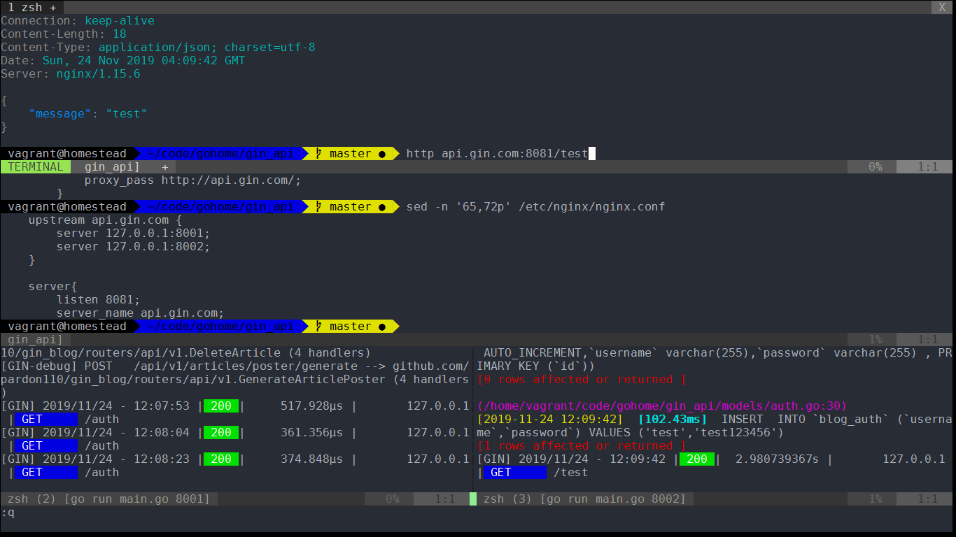 Gin Restful APIs