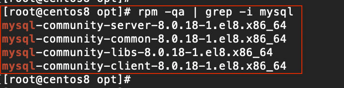 Centos8安装Mysql8.0（RPM）