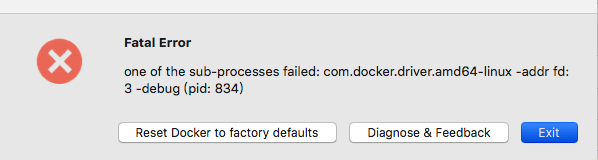 关于安装Docker for Mac出现了问题