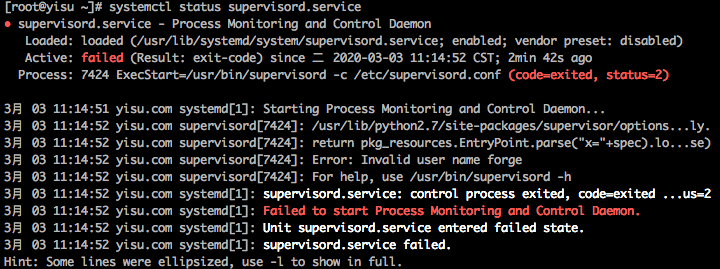 记录 CentOS 服务器开启 Supervisor 管理任务