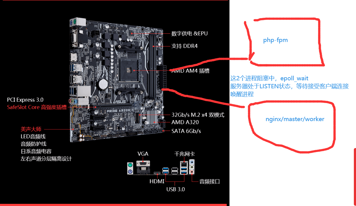 FPM 架構下執行一個 PHP 檔案後 nginx 如何與 PHP-FPM 程式管理器進行互動的 [硬核跟蹤資料互動]