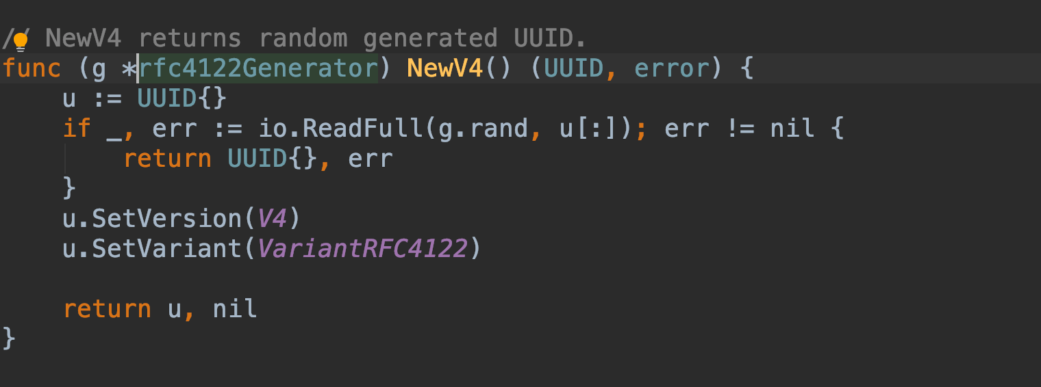 在编译一个开源项目时遇到（ assignment mismatch: 2 variables but uuid.NewV4 returns 1 values），修改错误之后不起作用
