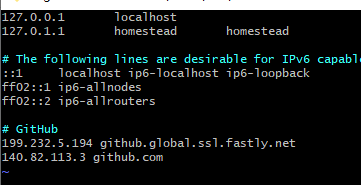GitHub clone 太慢了，更改 hosts 指向 GitHub 的 IP 也没用