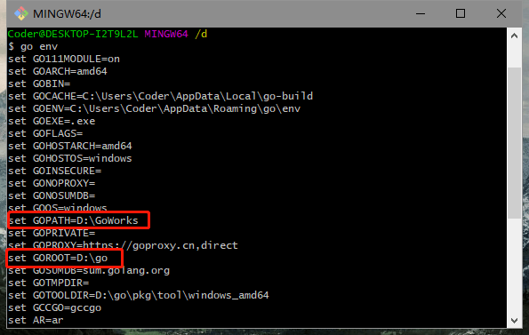 导入包时不检索GOPATH下的包   package demo is not in GOROOT (D:\Go\src\demo)