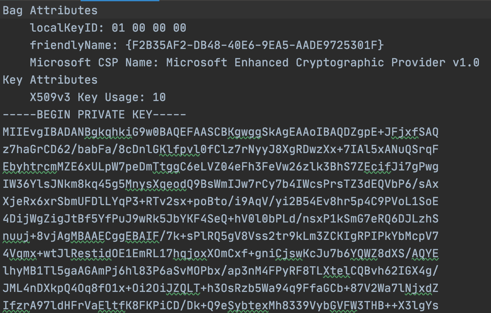 關於證照，如何使用go語言從pfx檔案中提取出私鑰