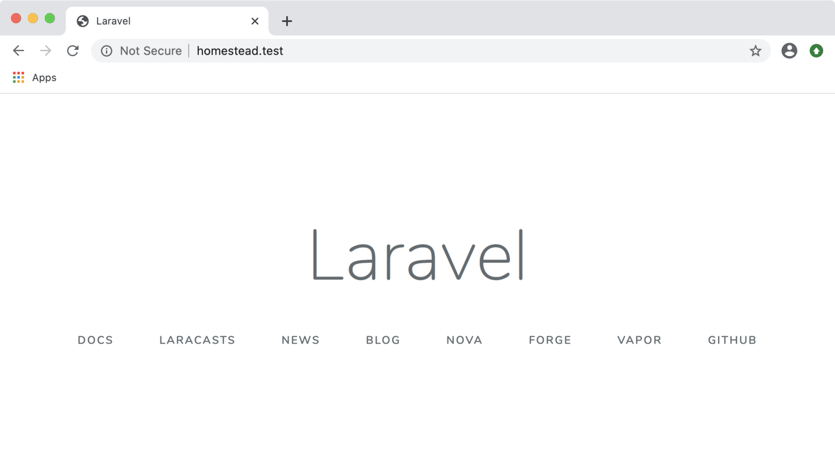 第一个应用，Hello Laravel！