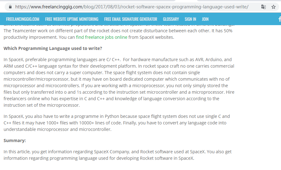 USA的強大的軍工航天專案用啥程式語言