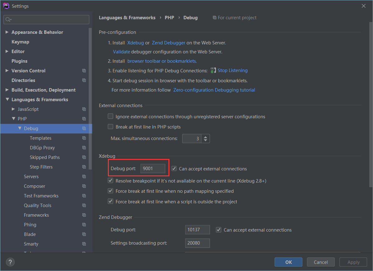 phpstorm 使用 Xdebug 调试代码第3张