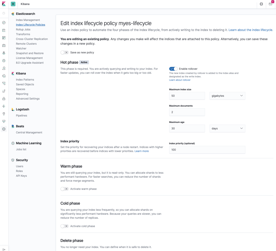 [转载] Elasticsearch 索引容量管理实践