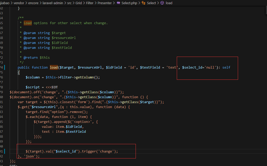 Laravel-admin 三級聯動 or 多級聯動 編輯 and 新建