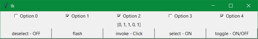 Tkinter (04) 核取按鈕部件 Checkbutton