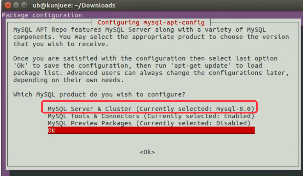 Ubuntu 16.04 安装 Mysql 8.0