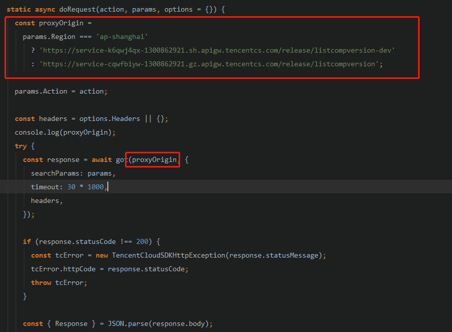 serverless (node:47780) UnhandledPromiseRejectionWarning: Error: getaddrinfo ENOTFOUND 7890     at Function.doRequest
