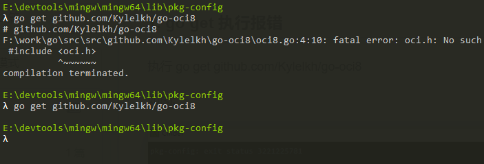 golang 连接oracle 11g数据库-遇到的坑与如何解决-No package 'oci8' found-没有oci.h