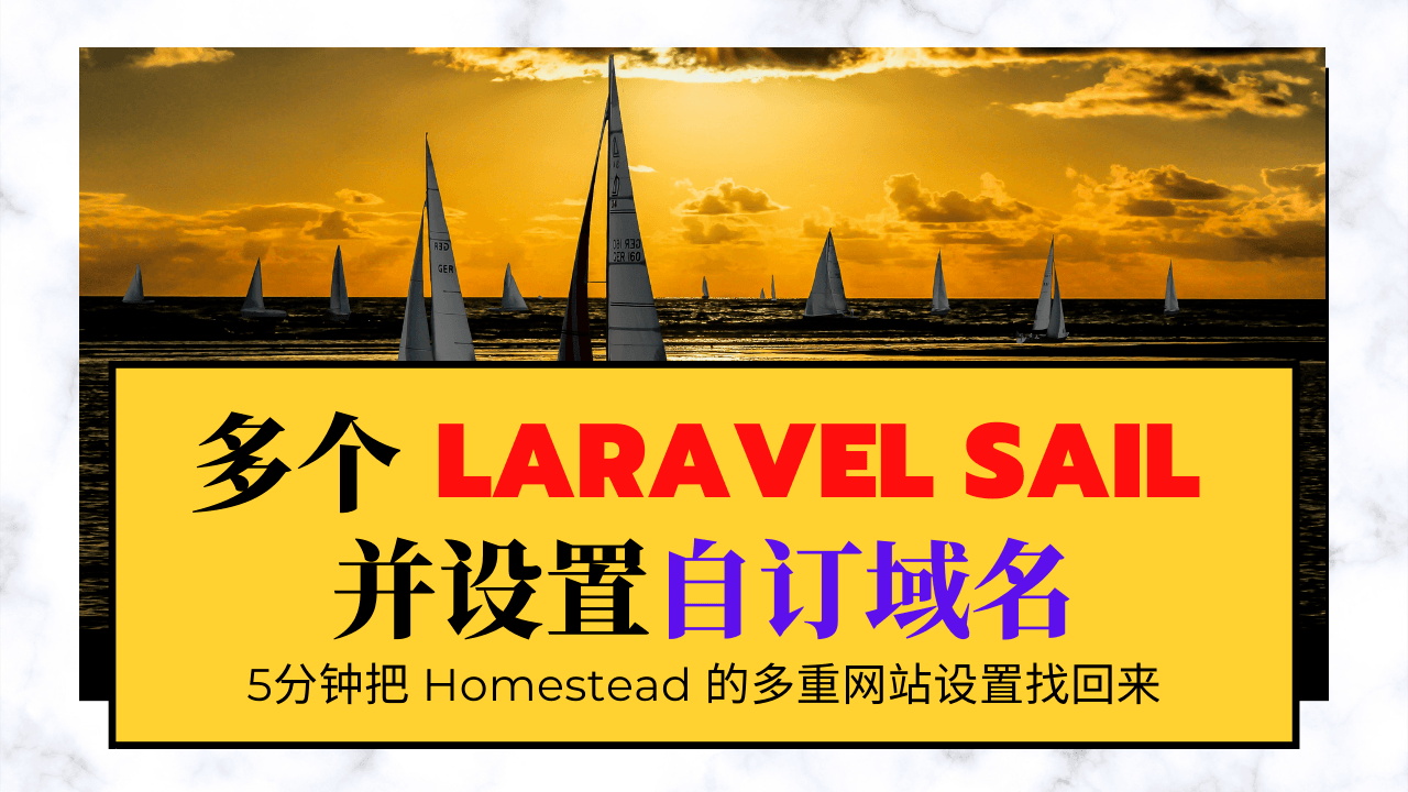 使用多个 Laravel Sail 并设定自己想要的域名 | Nginx Proxy Manager | Laravel Sail 域名