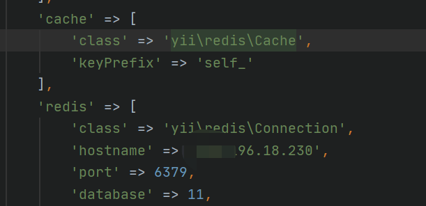 YII框架 插件引入问题，没有通过composer， 手动引入 ，Failed to instantiate component or class "yii\redis\Cache".