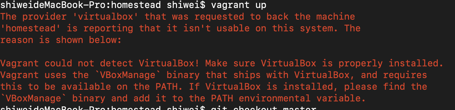 M1 系统 vagrant up 启动失败