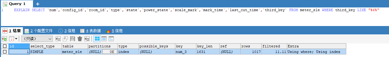 laravel怎么能看到sql是否使用了索引