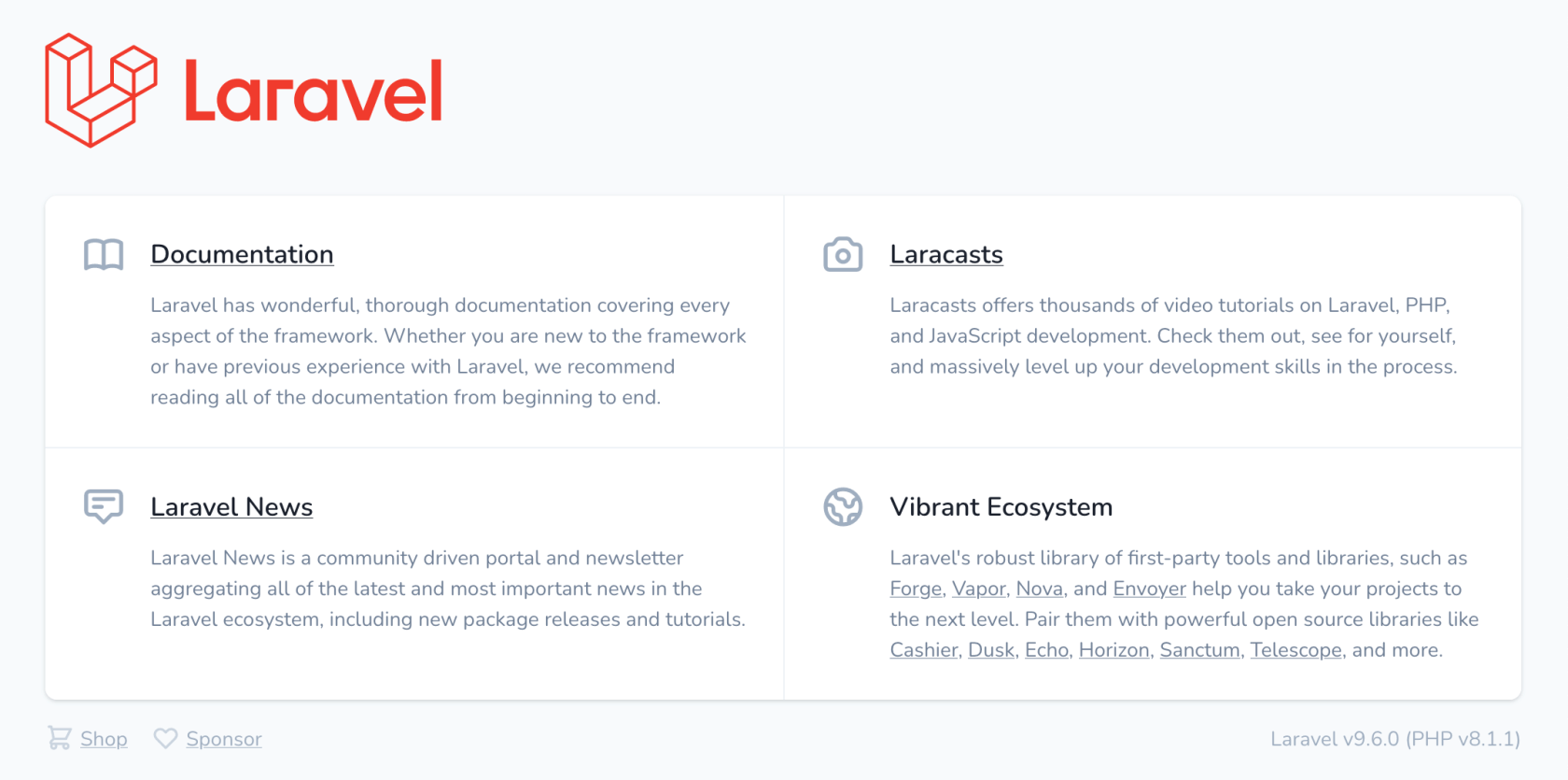 Laravel valet with a PHP 8.1 app