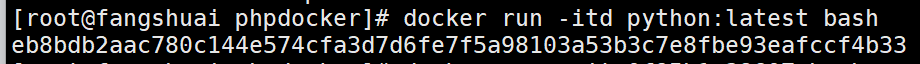 Docker 安装 python