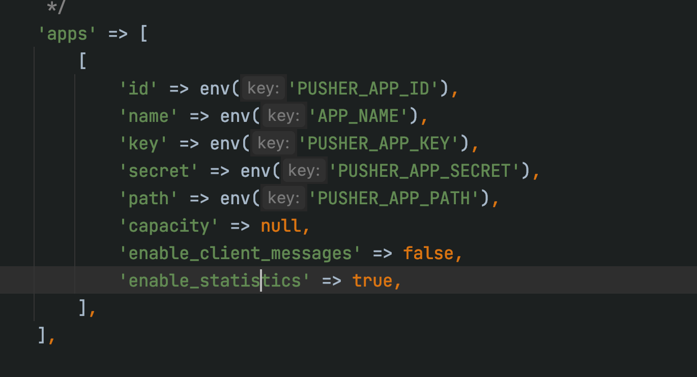 laravel-websocket 如何解决报错 Failed to connect to Pusher.