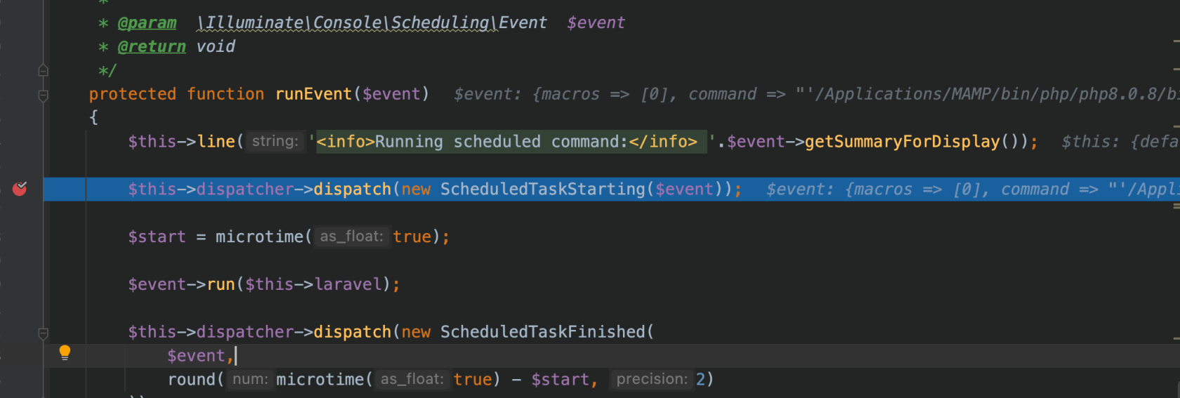 laravel schedule