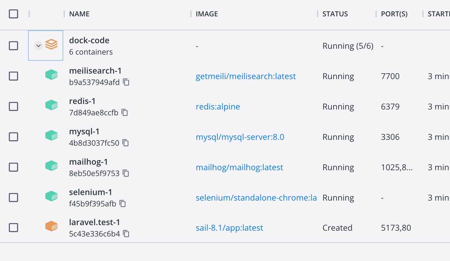 docker sail up报错说80端口Ports are not available