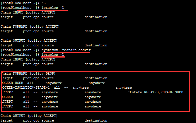 Linux中启动Docker容器报错：Error response from daemon: driver failed programming external connectivity