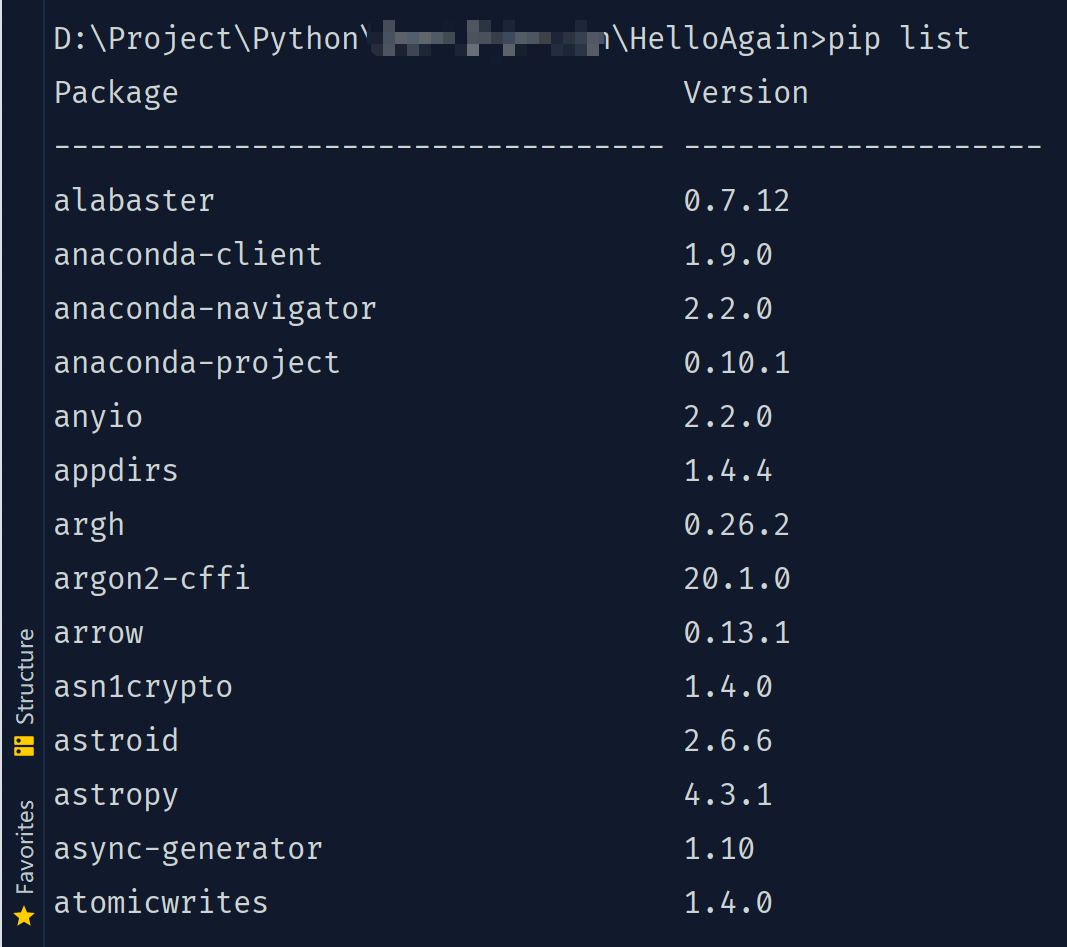 『PycharmTerminal与cmd窗口pip list指令显示与环境变量配置顺序不一致 』原因请教