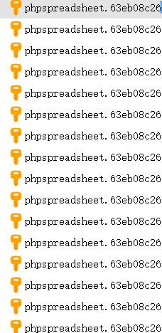 有用过PhpSpreadsheet 使用 SimpleCacheBridge 导出大量数据 生成 很多phpspreadsheet. 前缀的缓存 如何更改前缀