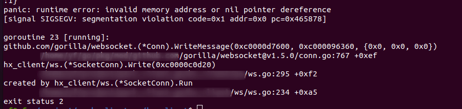 判断 websocket.conn == nil 时进行 continue，程序为什么还会继续往下走呢