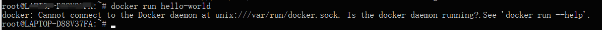 Ubuntu20.04 安装 docker 失败，报 Is the docker daemon running 错误