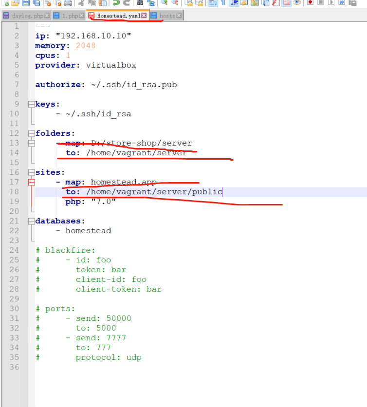 laravel homestead no input file specified