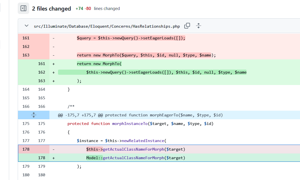 Laravel 多态关联的模型本地化套用