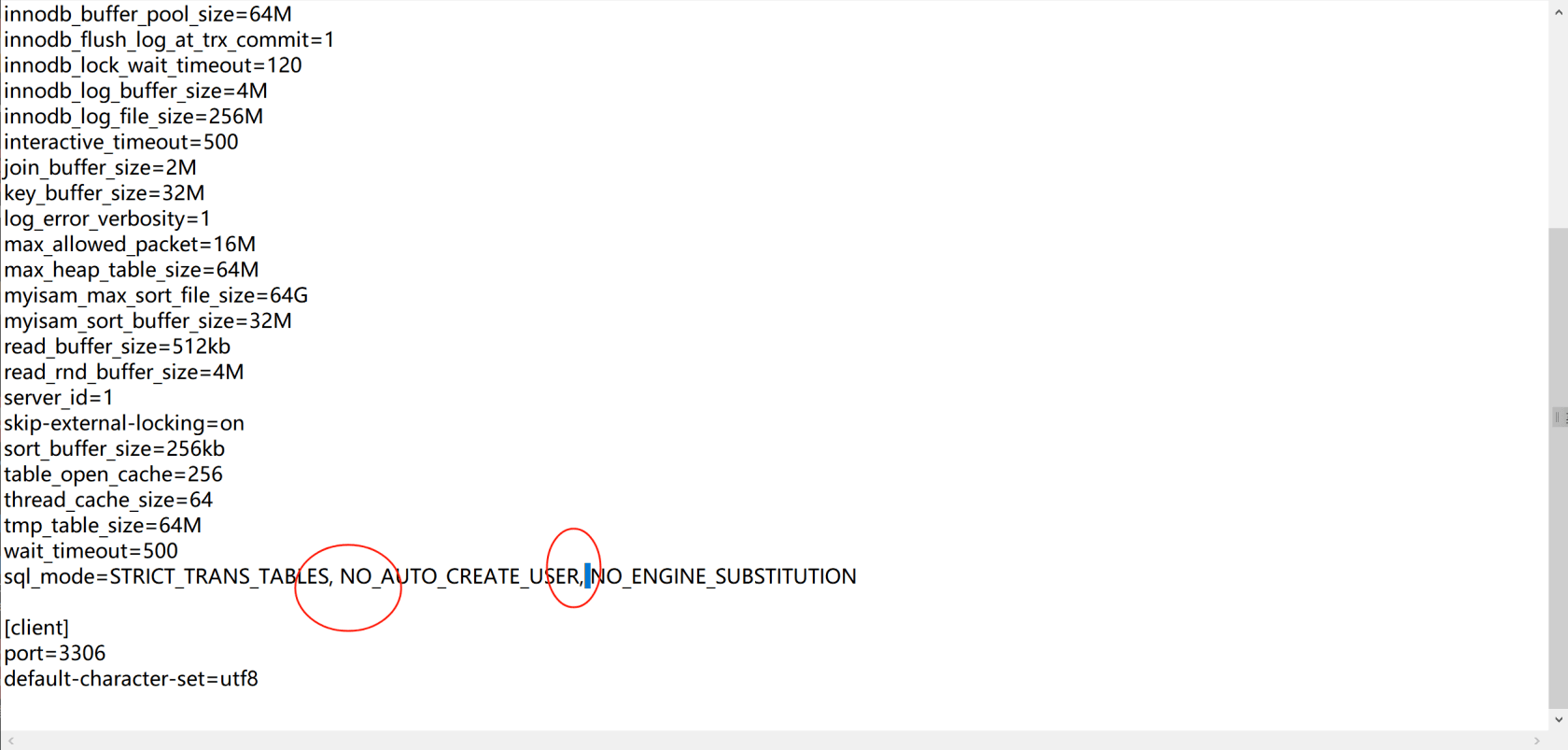 Mysql 无法启动，报错mysqld.exe: Error while setting value 'STRICT_TRANS_TABLES, NO_AUTO_CREATE_USER, NO_ENGINE_SUBSTITUTION' to 'sql_mode'